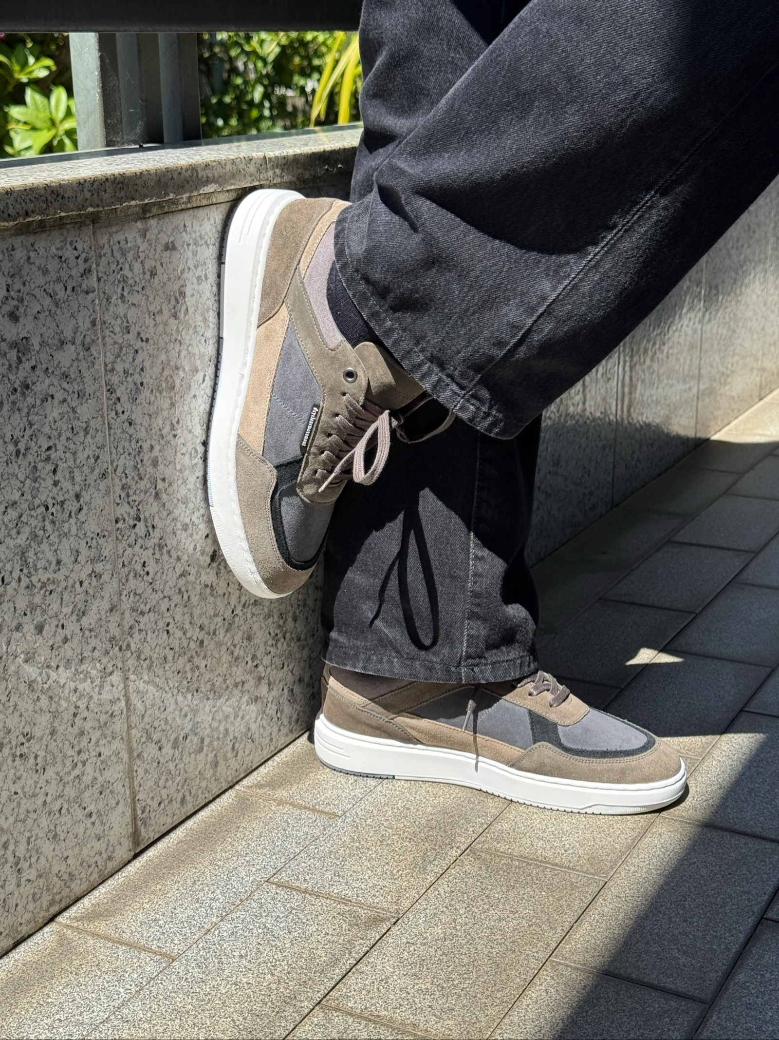 Anthracite suède sneakers – photo 8